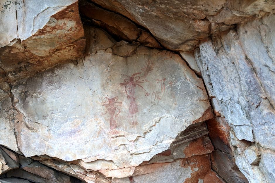 Pinturas rupestres del abrigo de los órganos Despeñaperros meson los brujos (1)