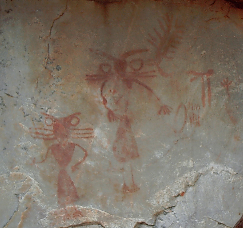 Pinturas rupestres cueva de los muñecos